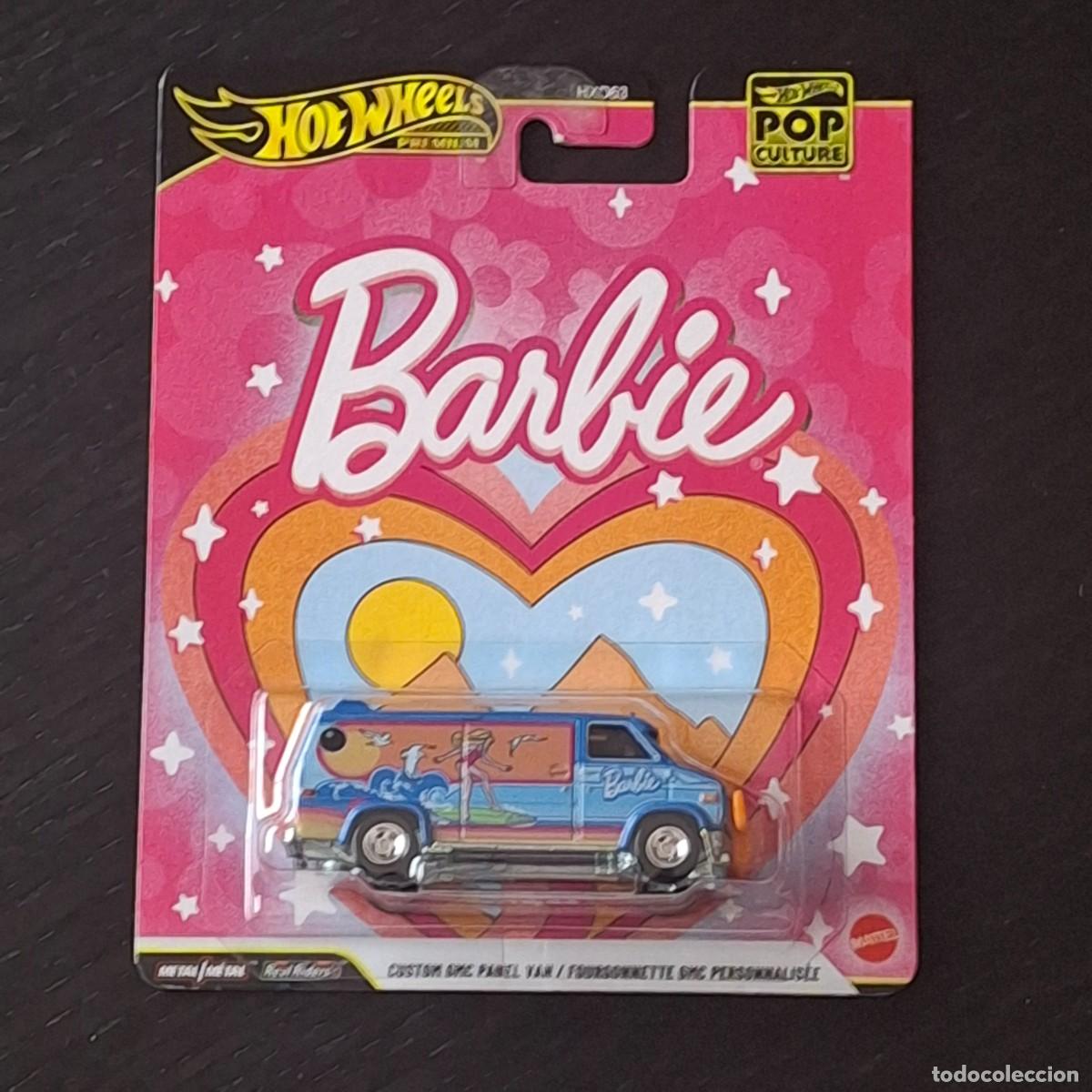 Coches a escala Hot Wheels: HOT WHEELS 2026 BARBIE - CUSTOM GMC PANEL VAN FURGONETA - PREMIUM POP CULTURE 1/64