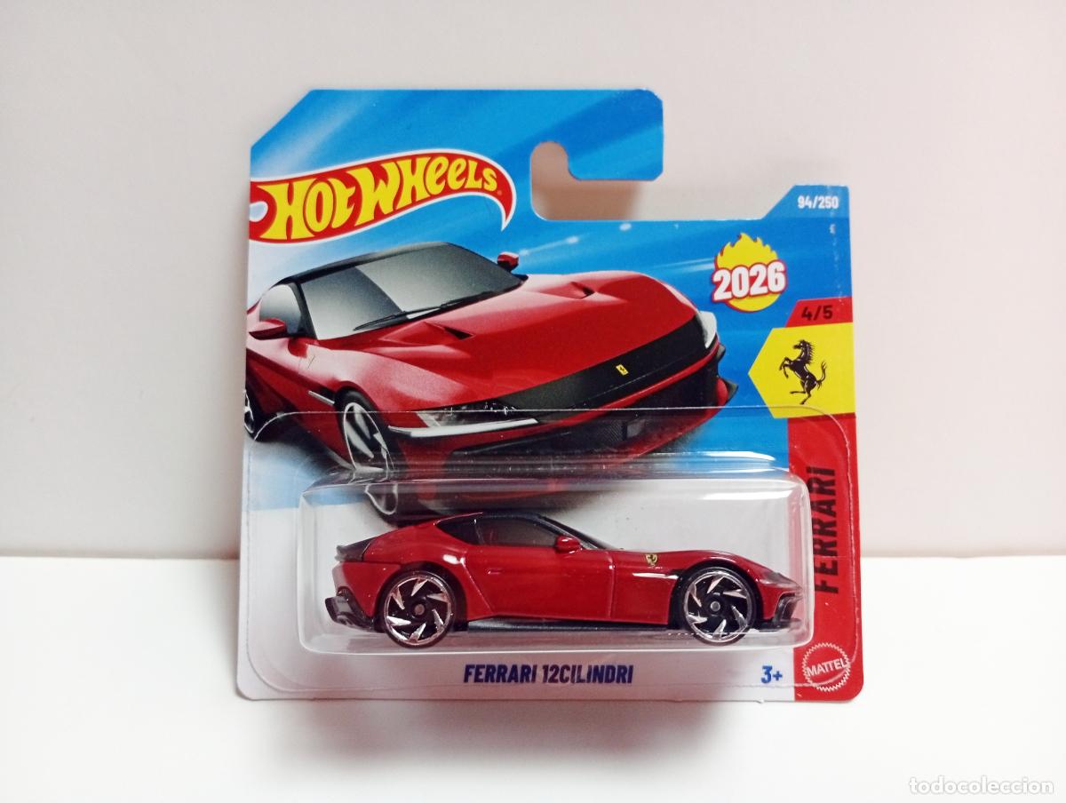 Coches a escala Hot Wheels: FERRARI 12CILINDRI - HOT WHEELS MATTEL FERRARI SERIES 4/5 2026 COCHE 1:64 12 CILINDRI CILINDROS V12