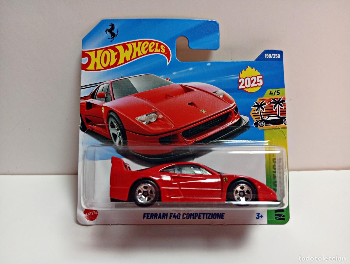 Coches a escala Hot Wheels: FERRARI F40 COMPETIZIONE - HOT WHEELS MATTEL HW EXOTICS 4/5 2025 COCHE 1:64 CAR ROJO RED F 40