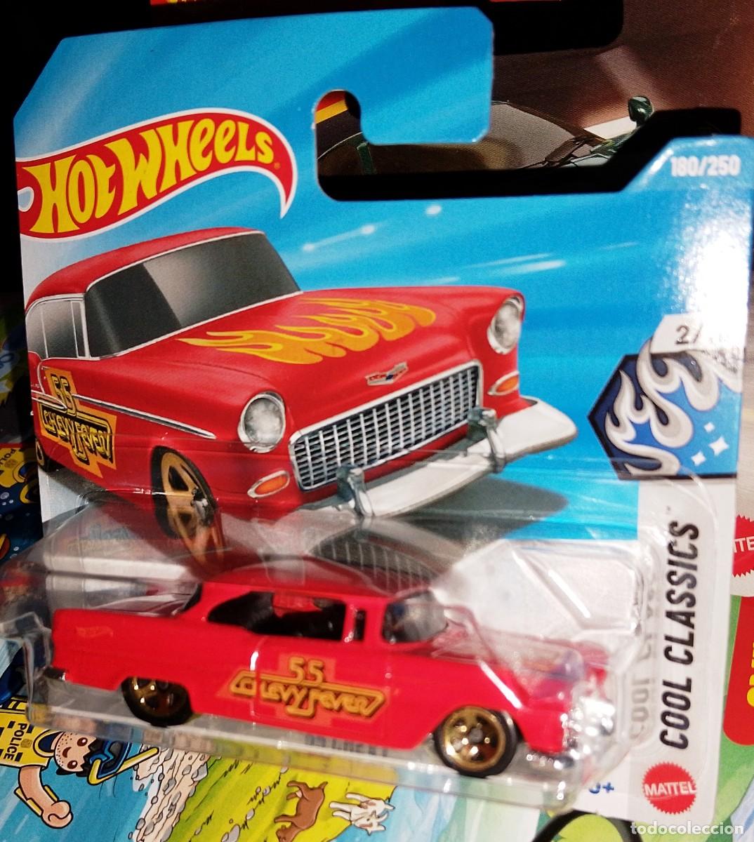 Coches a escala Hot Wheels: Hot wheels Chevy 55 - Cool Classics - Foto 2