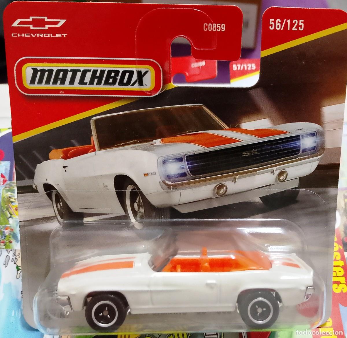 Coches a escala Hot Wheels: 1969 Chevy Camaro SS 396 cabrio - Matchbox