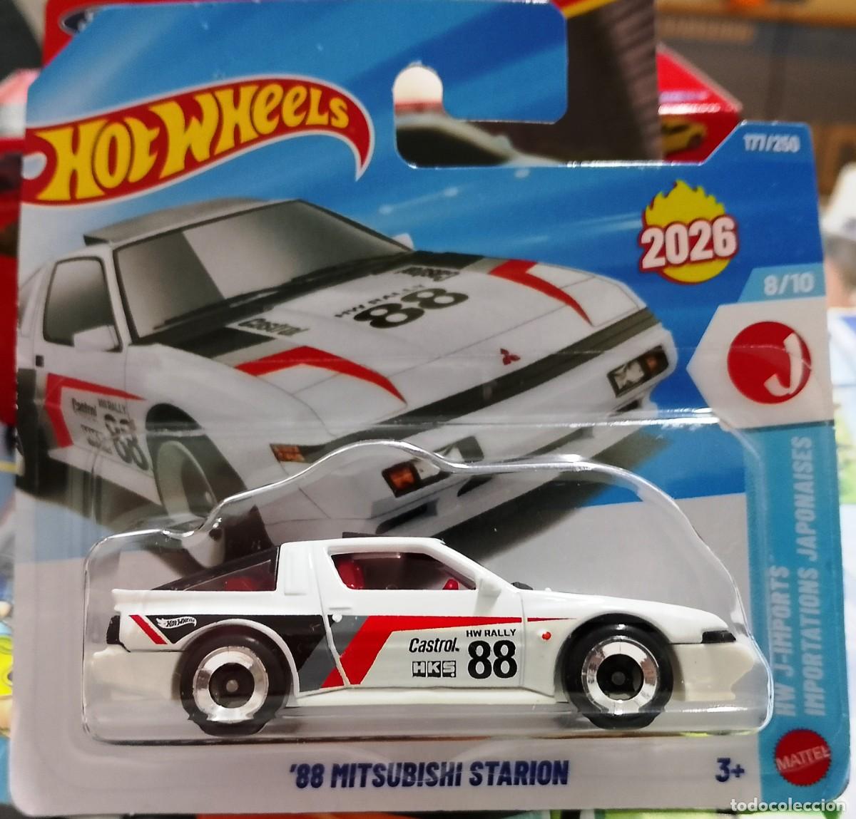 Coches a escala Hot Wheels: Hot wheels 88 Mitsubishi Starion - new model 2026