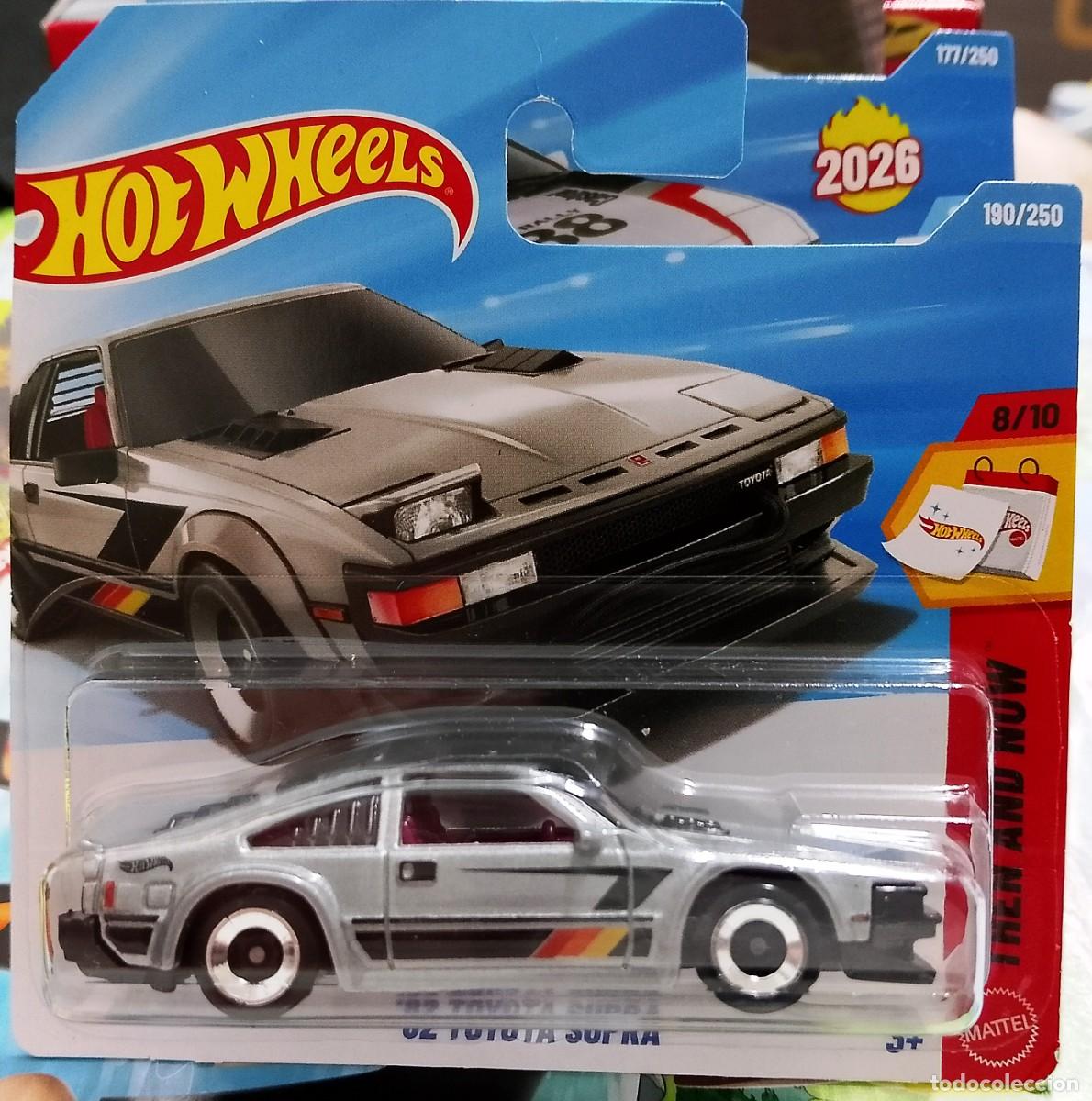 Coches a escala Hot Wheels: Hot wheels 1982 Toyota Supra new model 2026 faro derecho levantado