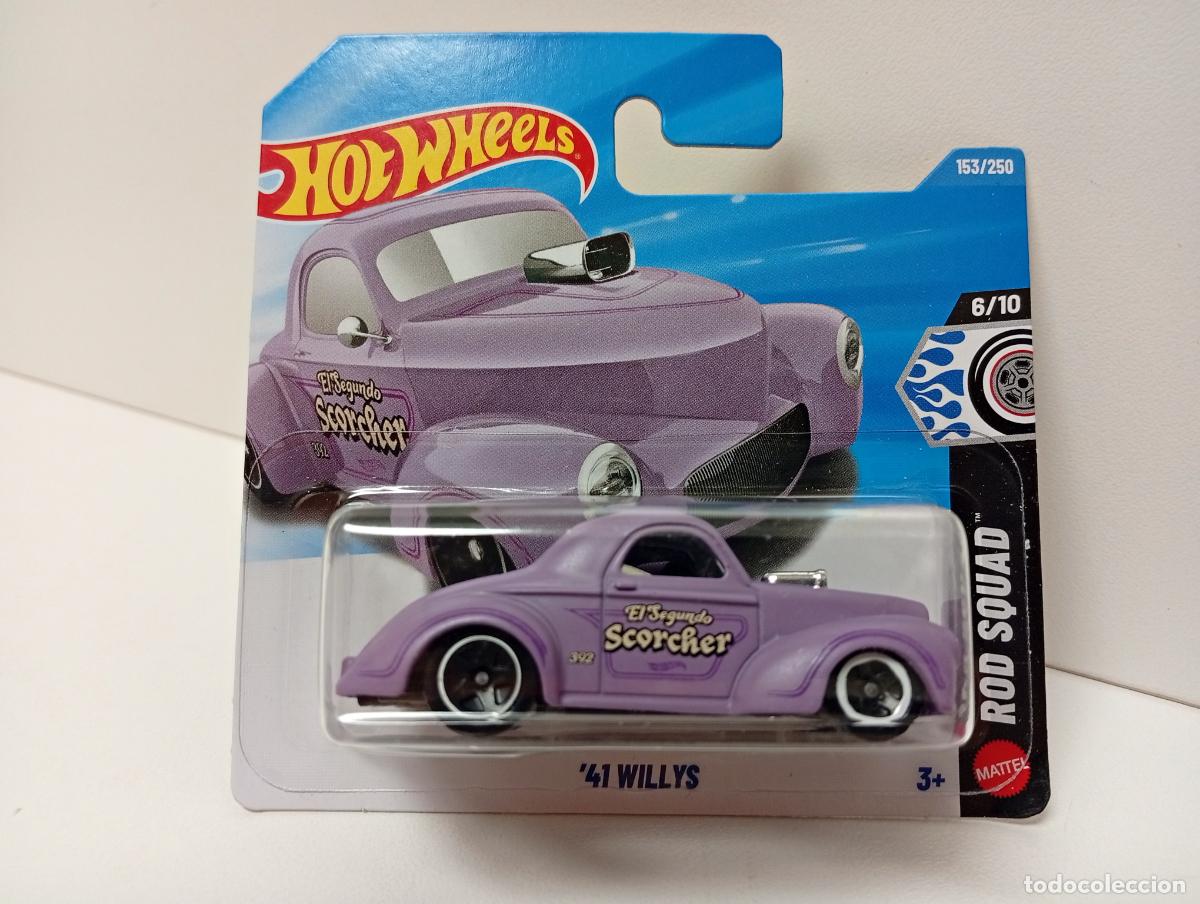 Coches a escala Hot Wheels: &acute;41 WILLYS - HOT WHEELS ROD SQUAD 6/10 2026 COCHE 1:64 CAR EL SEGUNDO SCORCHER 1941 COUPE CUSTOM 392