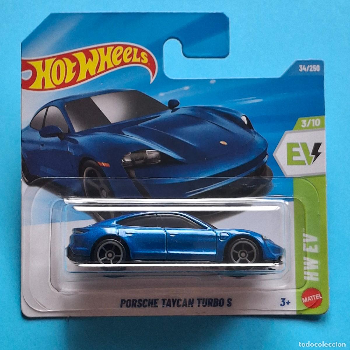 Coches a escala Hot Wheels: HOT WHEELS 2026 34/250 - PORSCHE TAYCAN TURBO S - NUEVO EN BLISTER - ESCALA 1/64
