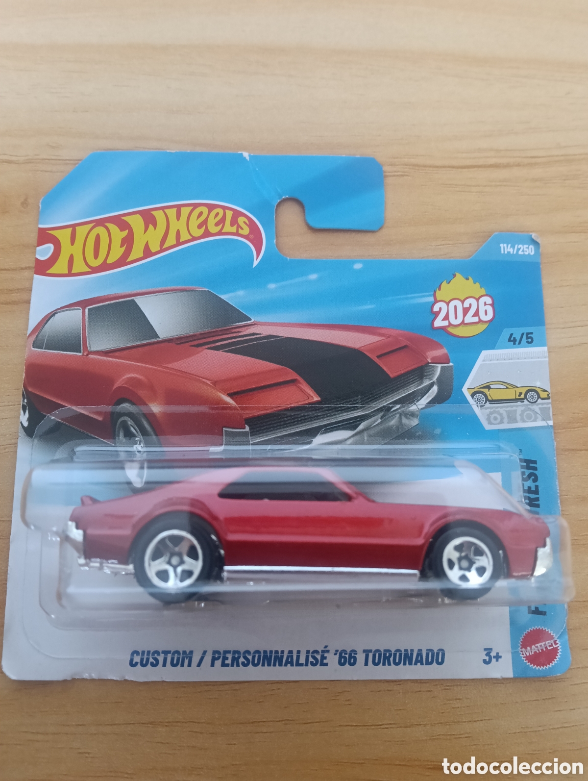 Coches a escala Hot Wheels: Hot wheels CUSTOM / PERSONNALISE '66 TORONADO