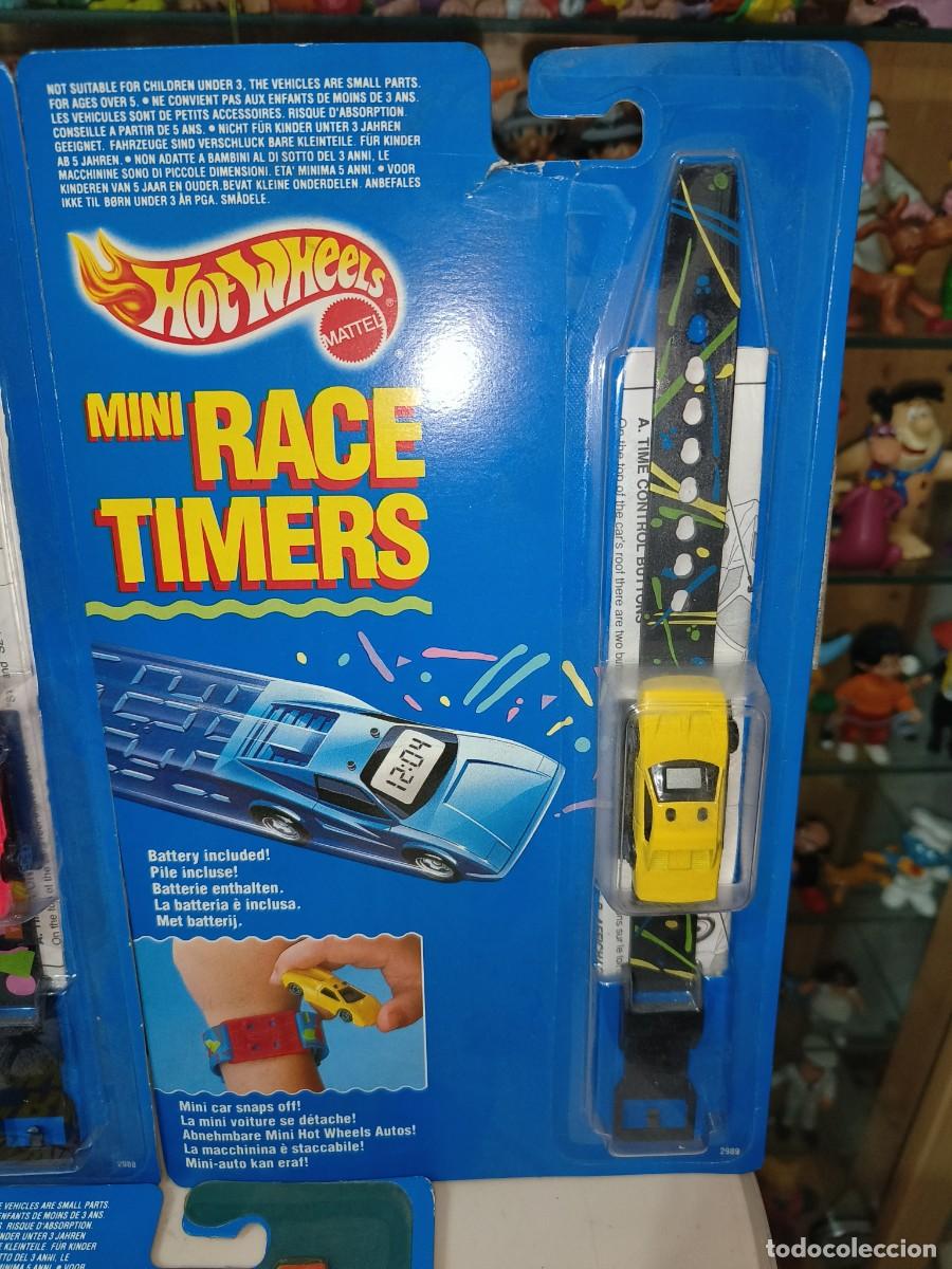 Carros em escala Hot Wheels: Ocasion coleccionistas ! Antiguo reloj precintado 1990 Coche Hot Wheels Mini Race Timers
