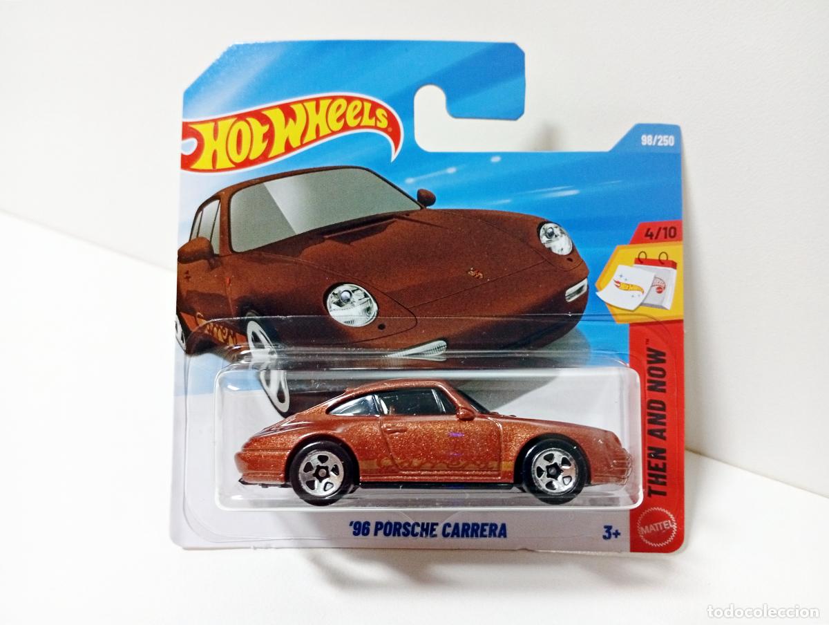 Model cars Hot Wheels: &acute;96 PORSCHE CARRERA - HOT WHEELS MATTEL THEN AND NOW 4/10 2026 - COCHE 1:64 CAR 1996 TOY 911