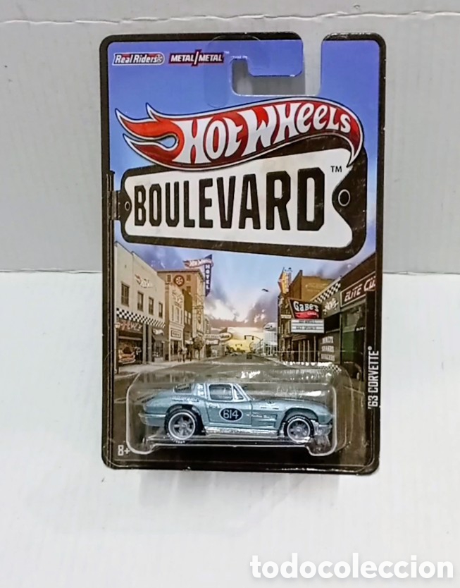 Modellautos Hot Wheels: 63 CORVETTE - HOT WHEELS - BOULEVARD - MATTEL 2012- TARJETA LARGA - # wv1