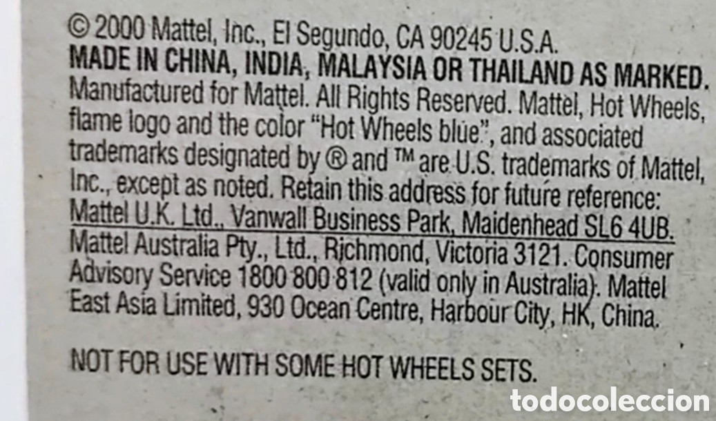 Coches a escala Hot Wheels: METRORAIL- HOT WHEELS - FIRST EDITIONS - - Foto 5