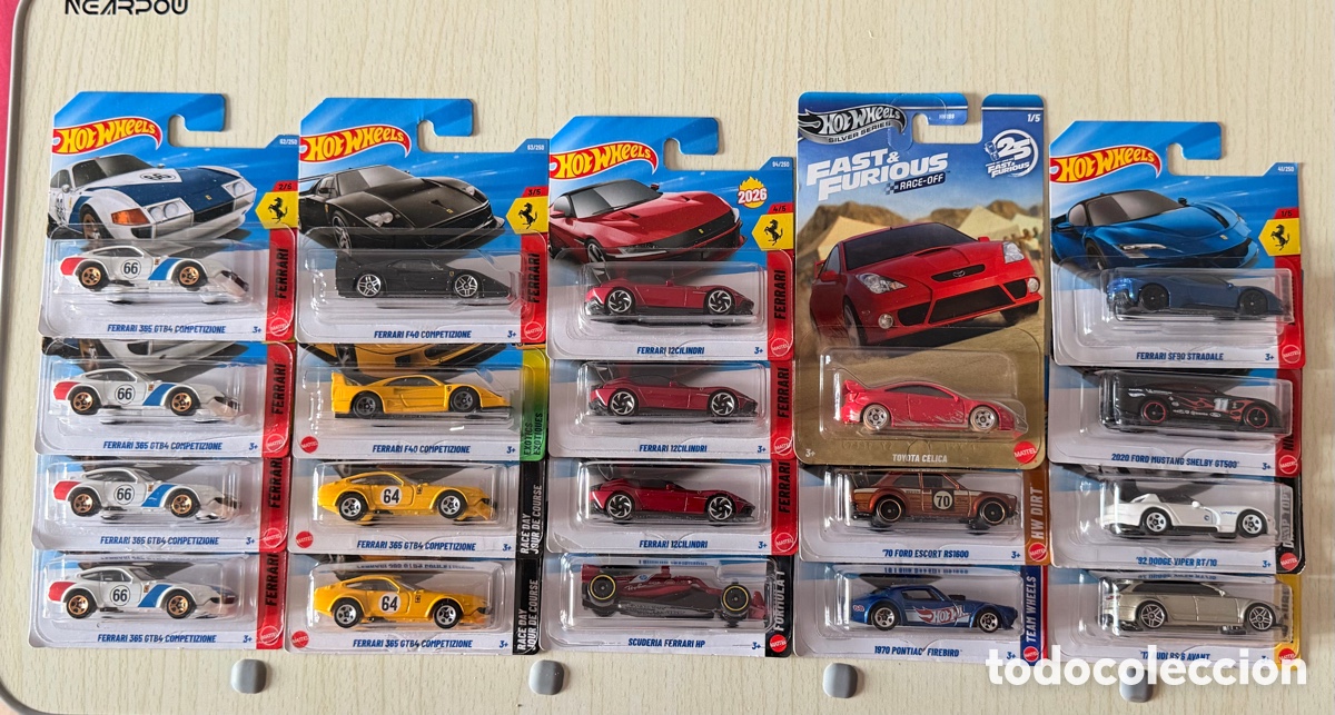 Coches a escala Hot Wheels: Hot Wheels Ferrari, F1 y M&aacute;s