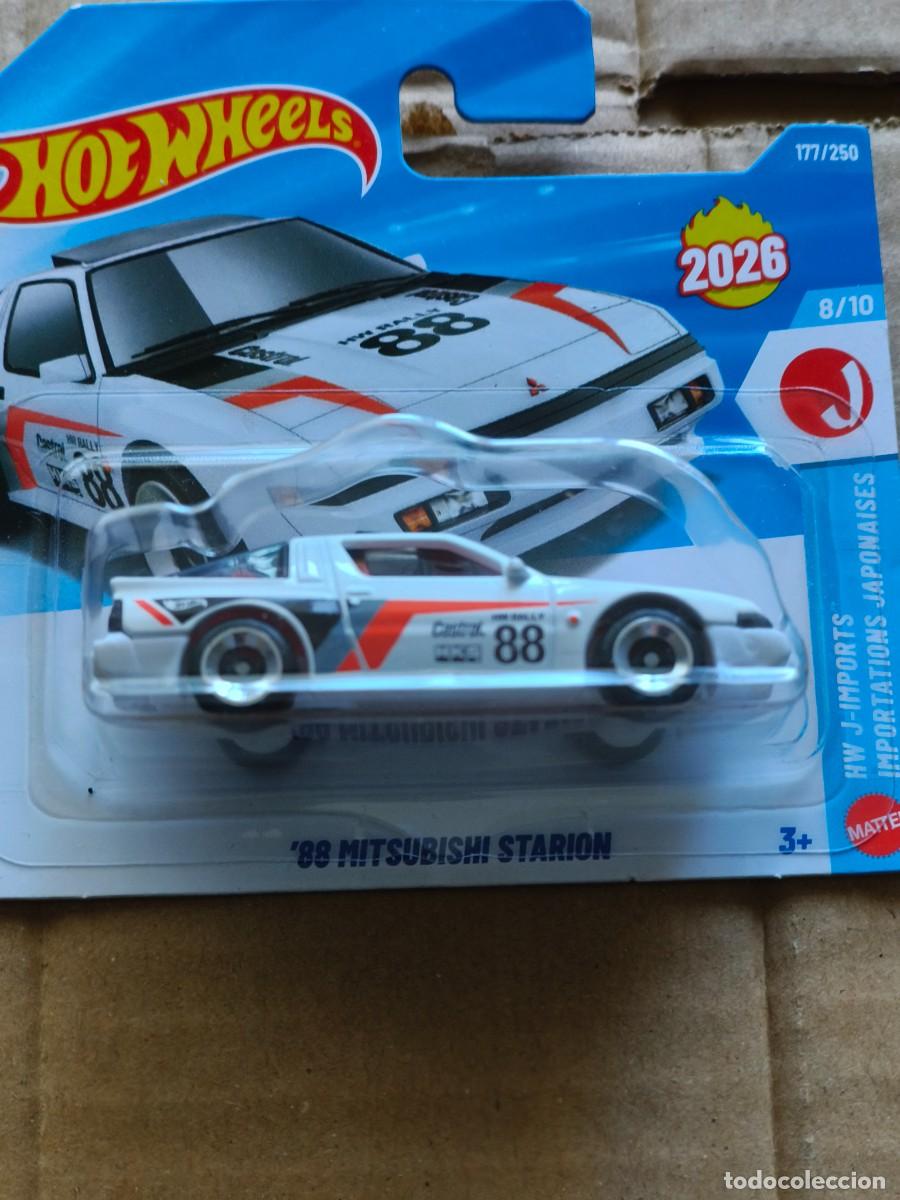 Coches a escala Hot Wheels: HOT WHEELS 2026 177/250 - &acute;88 MITSUBISHI STARION - ESCALA 1/64