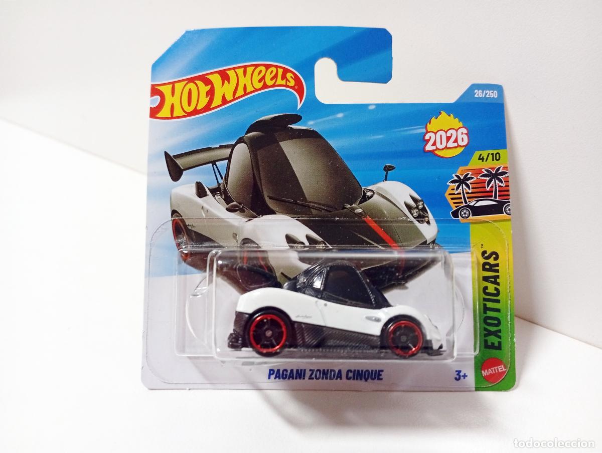 Modellautos Hot Wheels: PAGANI ZONDA CINQUE - HOT WHEELS MATTEL EXOTICARS 4/10 2026 - COCHE 1:64 CAR TOY COUPE TOONED