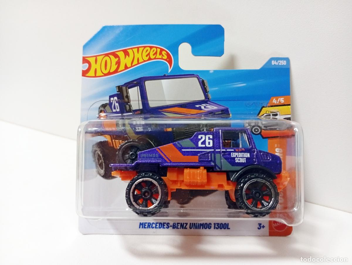 Modellautos Hot Wheels: MERCEDES-BENZ UNIMOG 1300L - HOT WHEELS TRUCKIN&acute;ALONG 1/10 2026 CAMI&Oacute;N TRUCK EXPEDITION SCOUT 1300 L