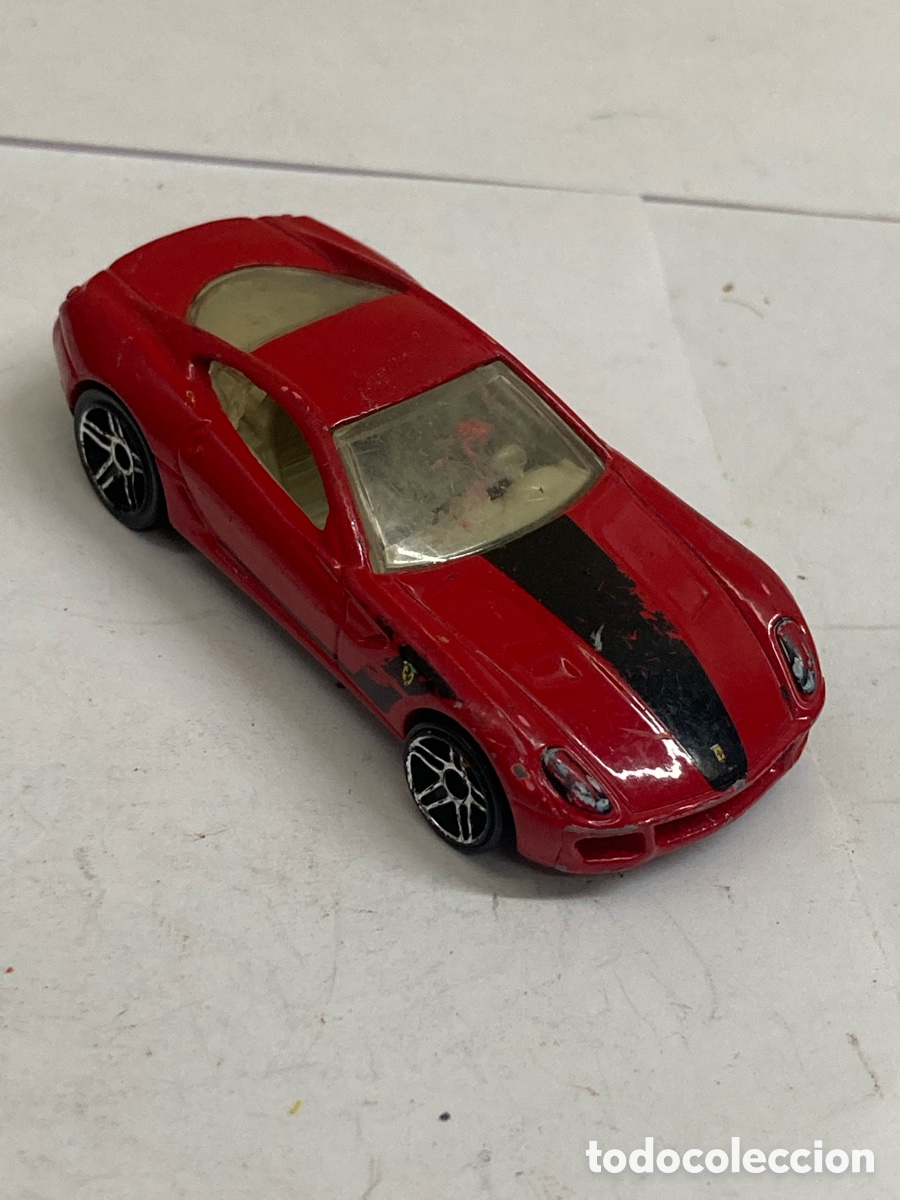 Coches a escala Hot Wheels: Hot Wheels Ferrari 599 GTB rojo a escala 1/64
