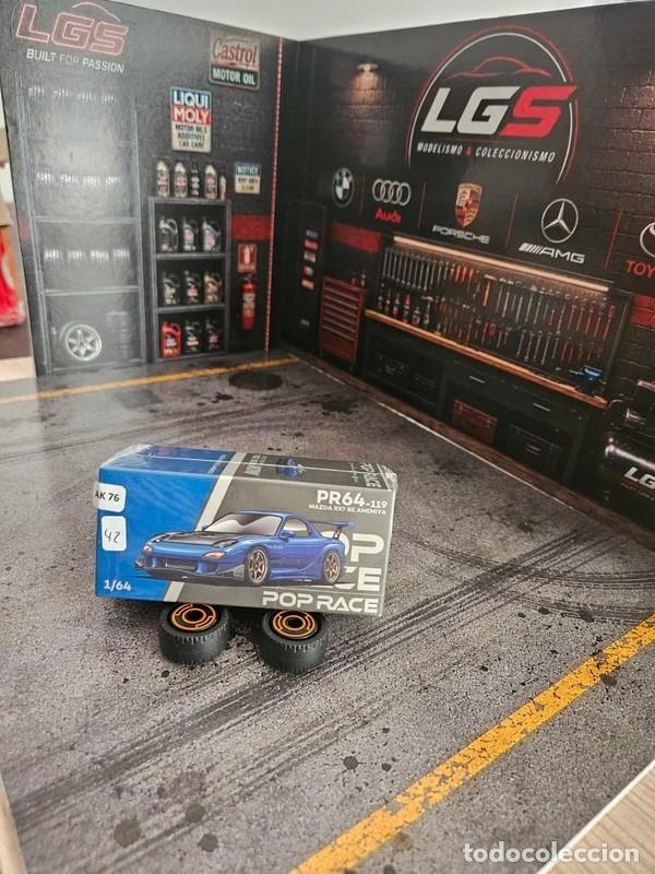 Coches a escala Hot Wheels: coches escala 1/64 modelo Mazda rx7 re amemiya marca Pop Race