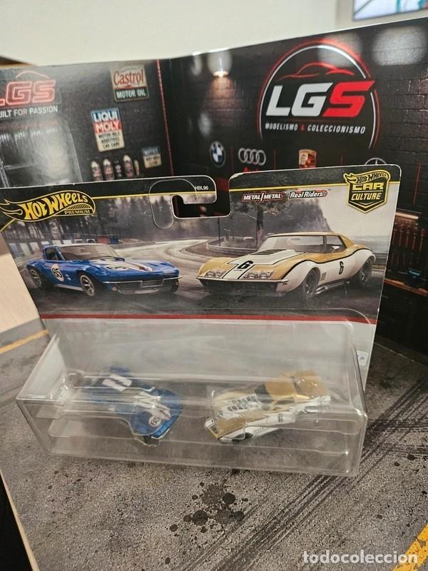 Coches a escala Hot Wheels: coches escala 1/64 modelo Corvette Racing marca Hot Wheels