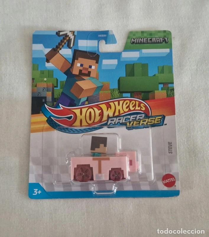 Coches a escala Hot Wheels: Hot Wheels RacerVerse Steve Minecraft