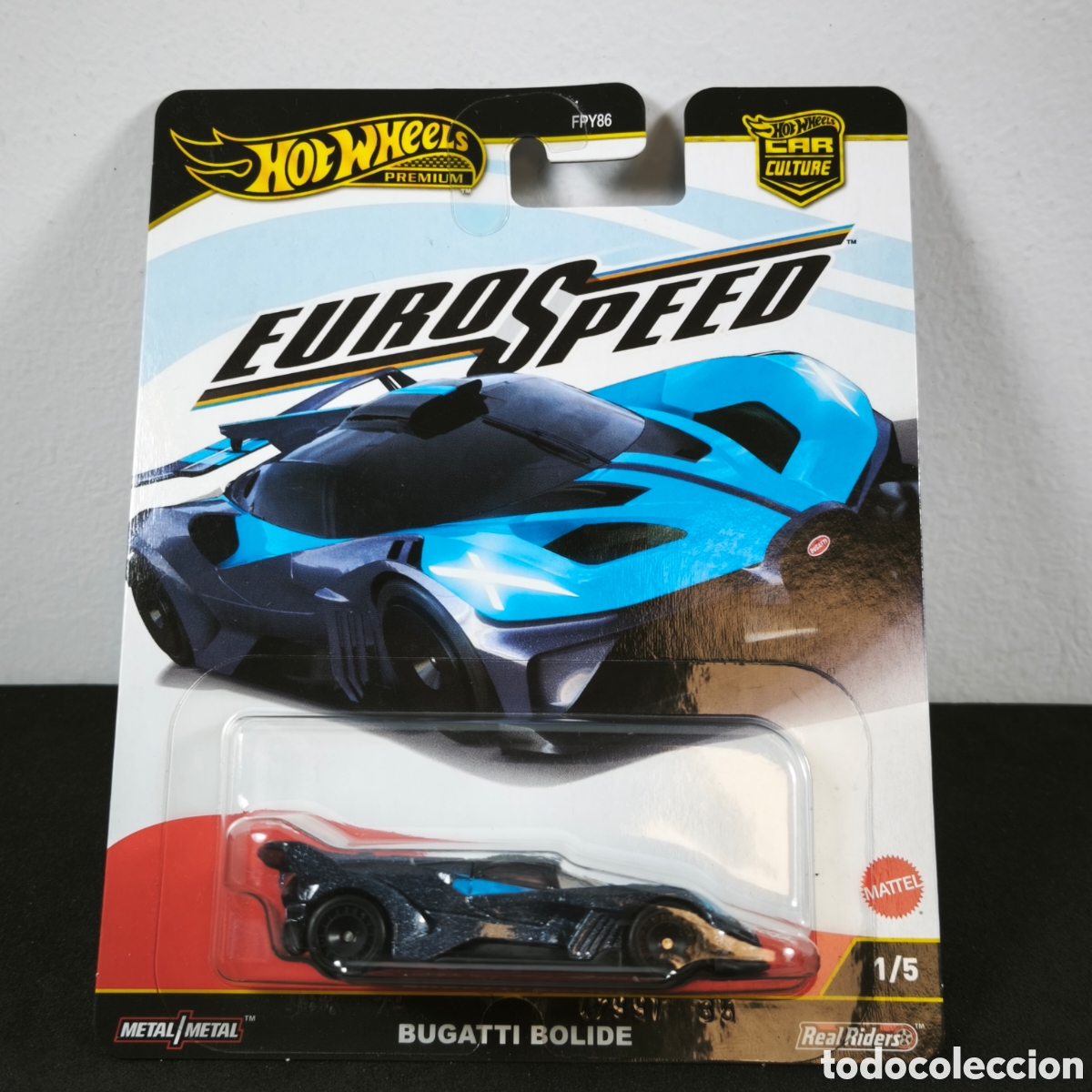 Coches a escala Hot Wheels: Bugatti Bolide de Hot Wheels Eurospeed 1:64