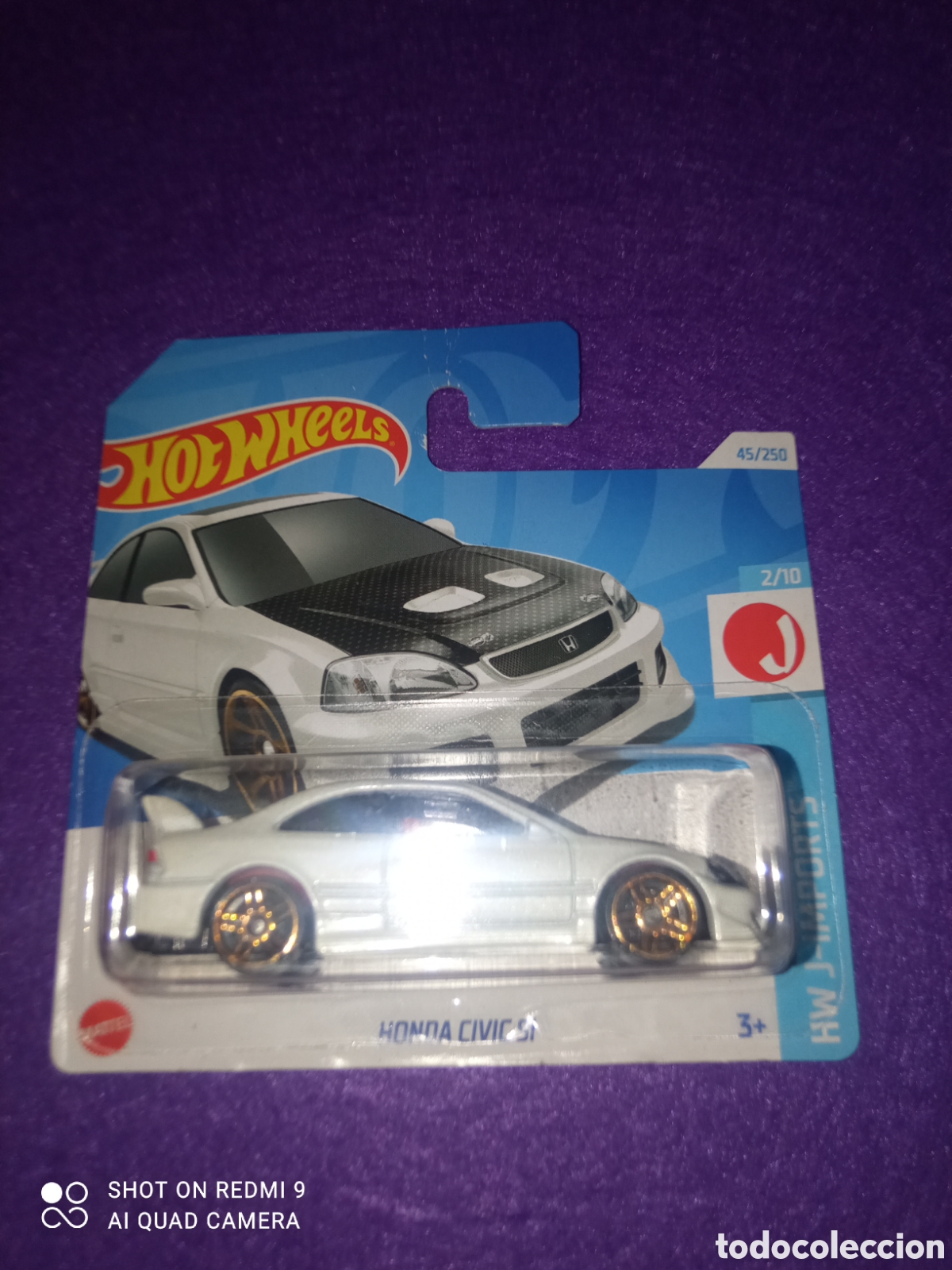 Modellautos Hot Wheels: Hotweels (HONDA CIVIC SI ) BLNACO Y DORADO
