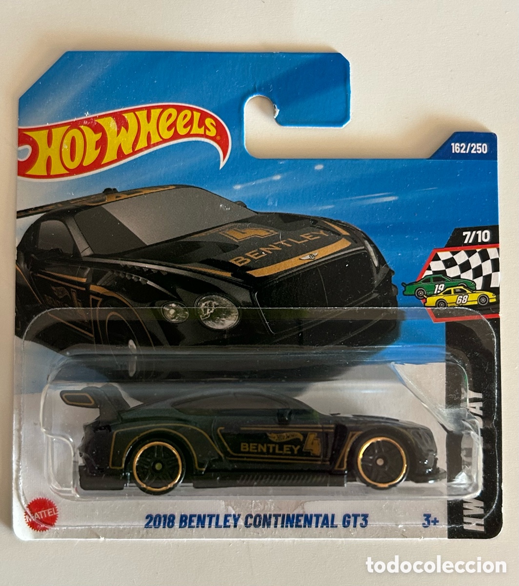 Coches a escala Hot Wheels: Hot wheels - 2018 BENTLEY CONTINENTAL GT3