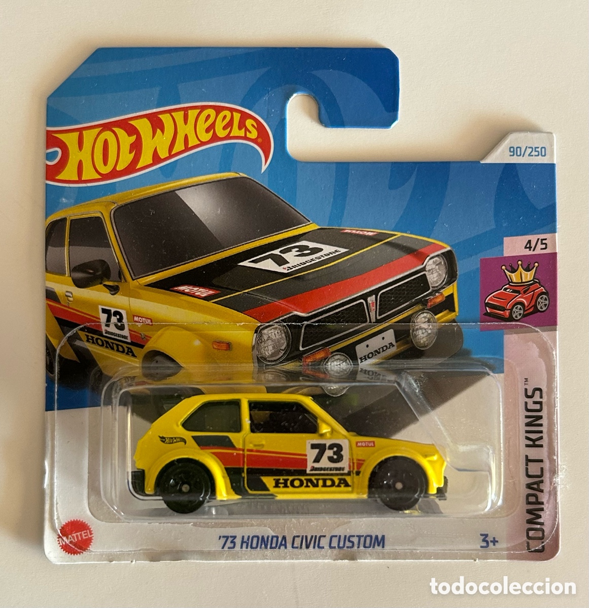 Coches a escala Hot Wheels: Hot wheels - '73 HONDA CIVIC CUSTOM