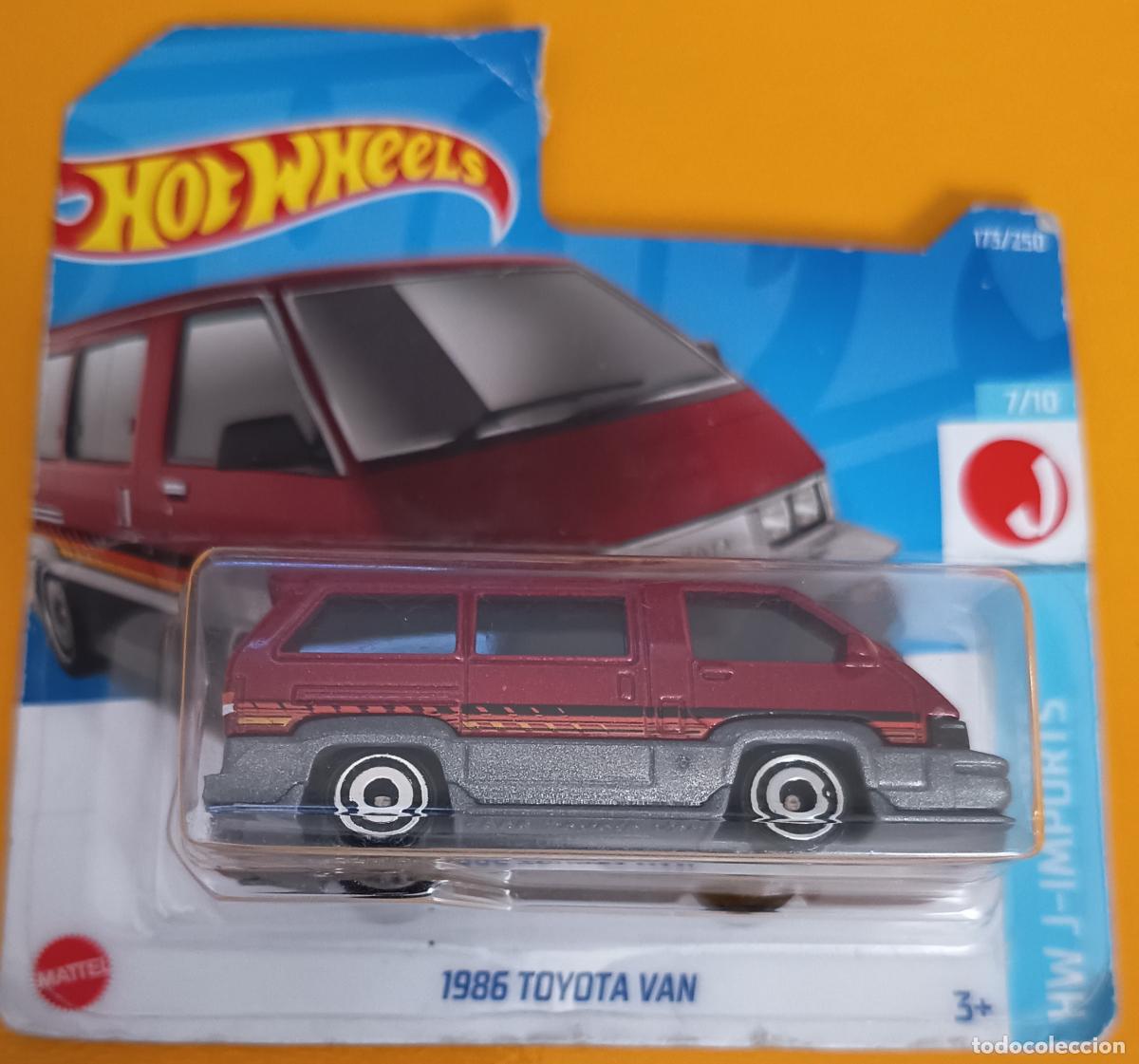 Model cars Hot Wheels: HOT WHEELS. TOYOTA VAN 1986 ROJO. 2022. SIN ABRIR