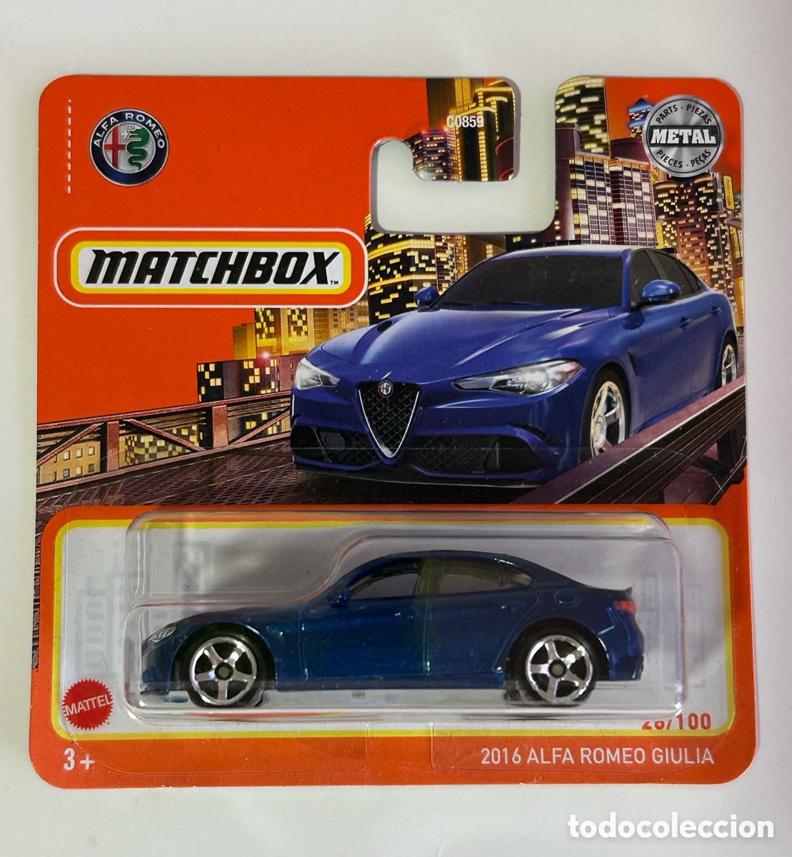 Coches a escala Hot Wheels: Matchbox - 2016 ALFA ROMEO GIULIA