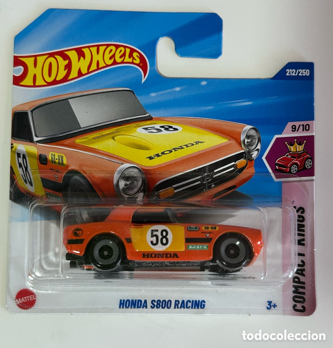 Coches a escala Hot Wheels: Hot wheels - HONDA S800 RACING TH