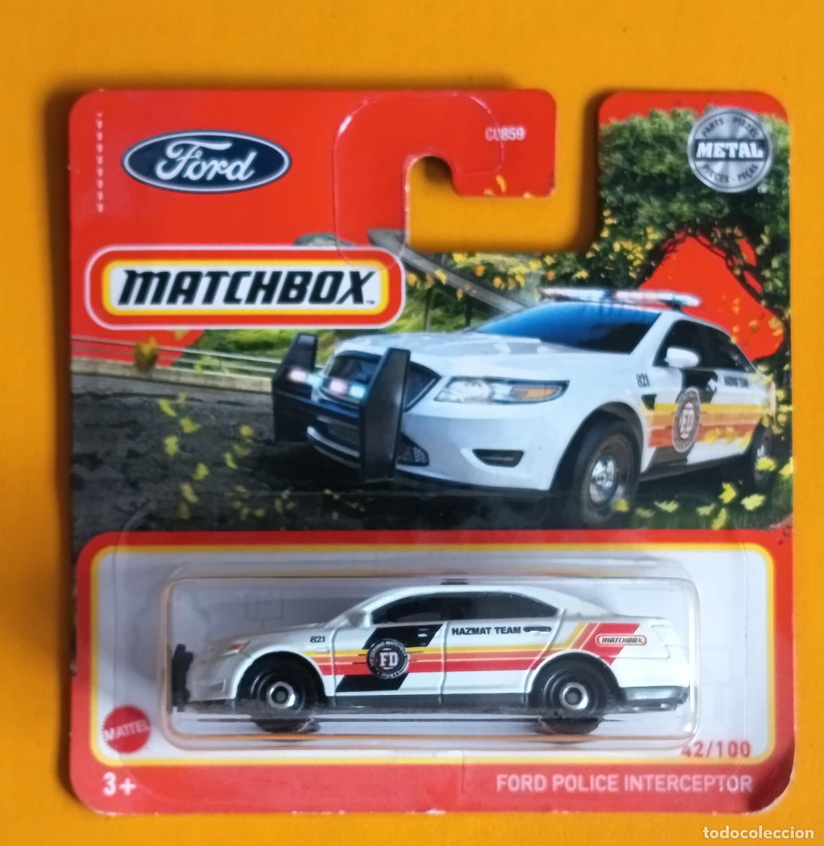 Auto in scala Hot Wheels: MATCHBOX. FORD POLICE INTERCEPTOR. EN BLISTER SIN ABRIR