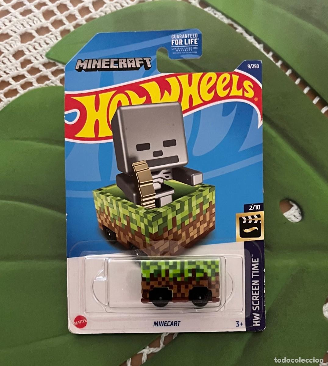 Coches a escala Hot Wheels: Minecart Minecraft 2/10 Hot Wheels