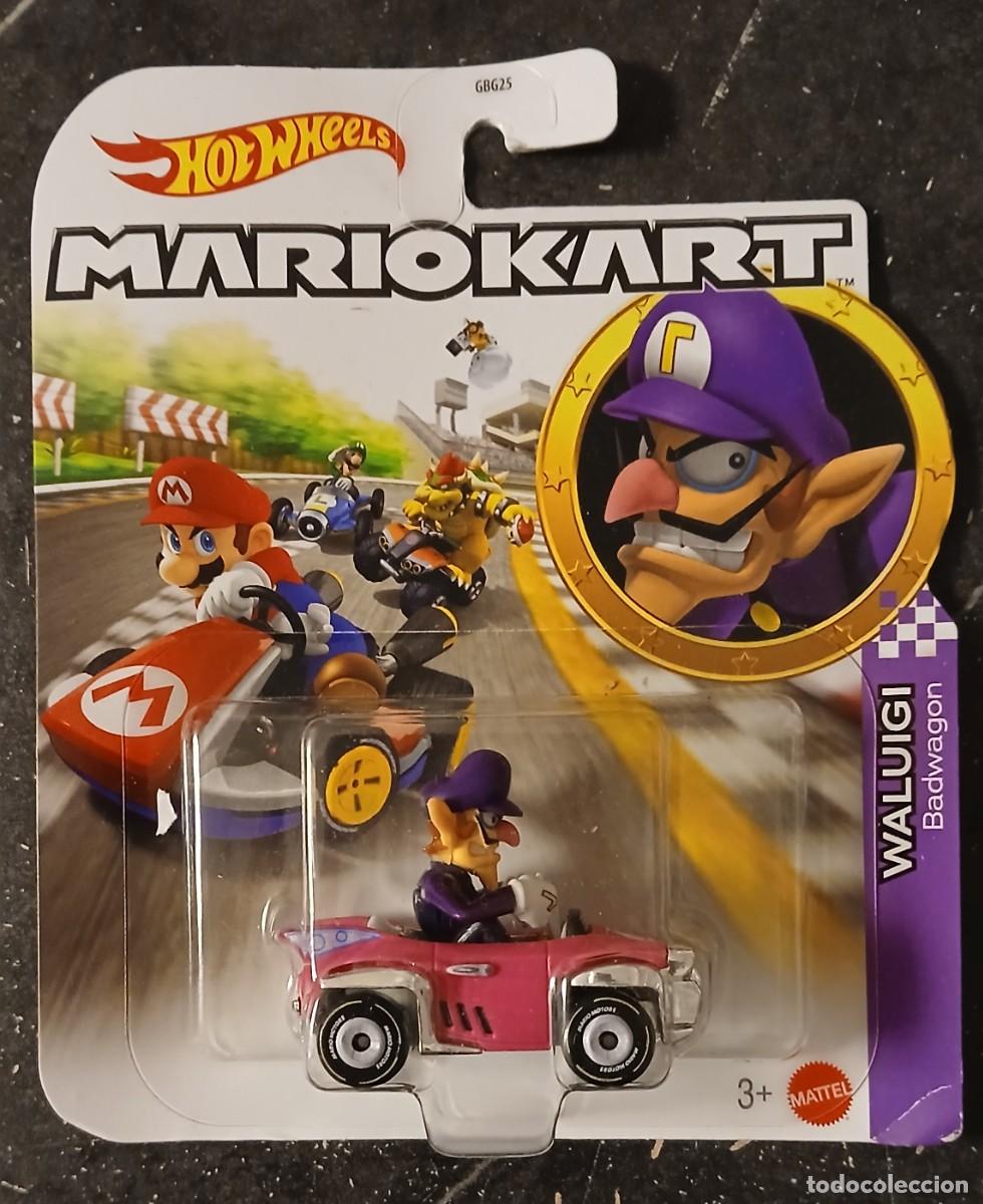 Coches a escala Hot Wheels: Waluigi. Hot Wheels. Mariokart