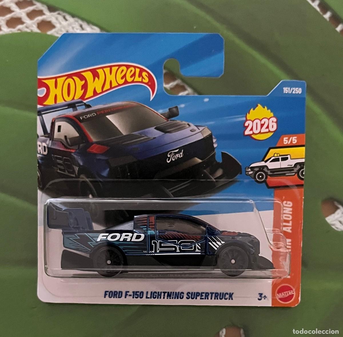 Coches a escala Hot Wheels: Ford F-150 Lightning Supertruck Hot Wheels