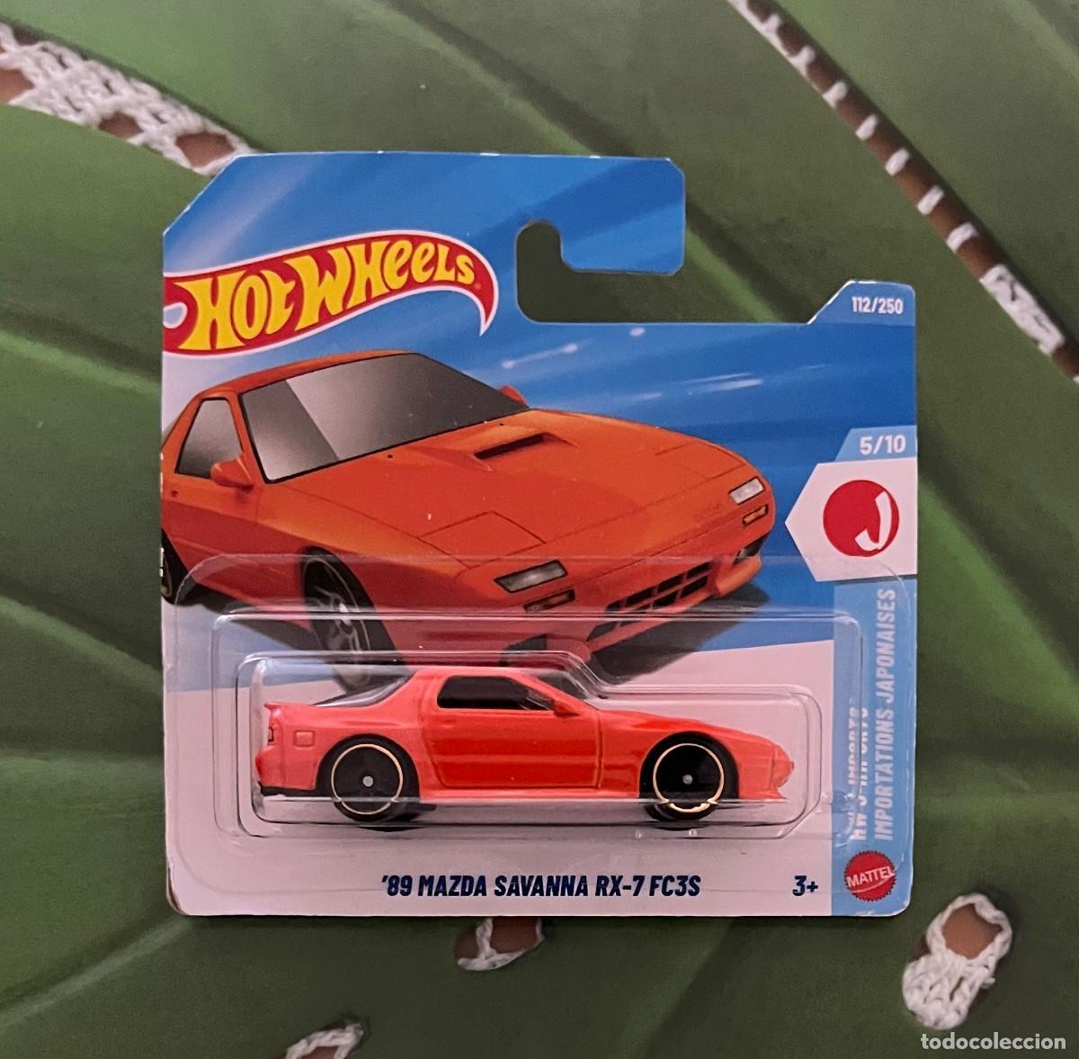 Coches a escala Hot Wheels: 89 Mazda Savanna RX-7 FC3S 112/250 Hot Wheels