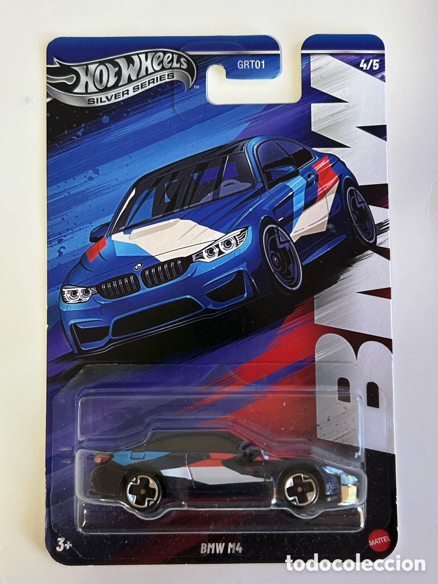 Coches a escala Hot Wheels: Hot wheels - BMW M4 Silver series
