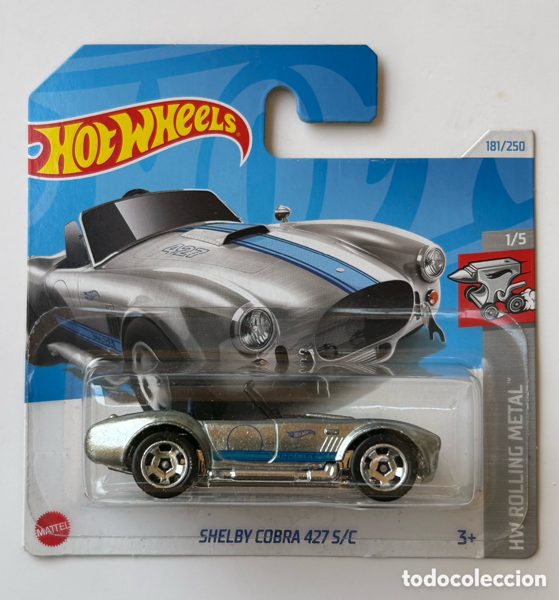 Coches a escala Hot Wheels: Hot wheels - SHELBY COBRA 427 S/C