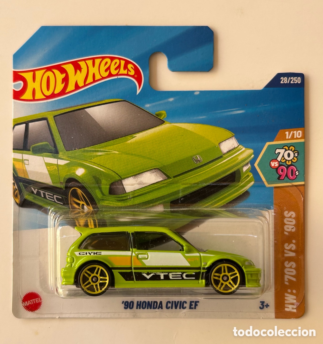 Coches a escala Hot Wheels: Hot wheels - '90 HONDA CIVIC EF