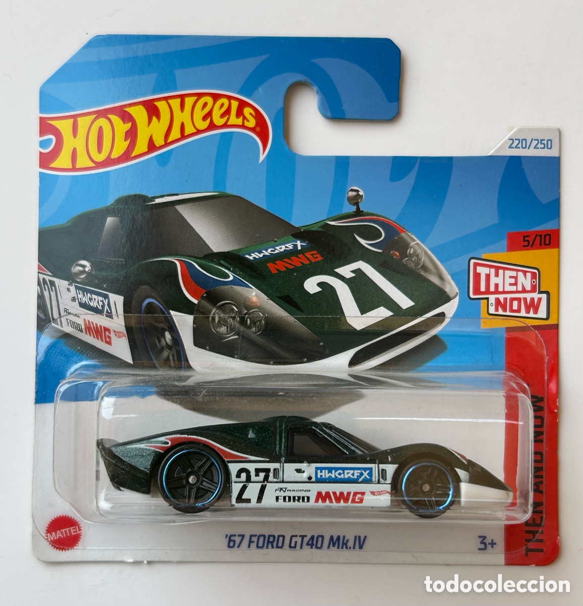 Coches a escala Hot Wheels: Hot wheels - '67 FORD GT40 Mk.IV