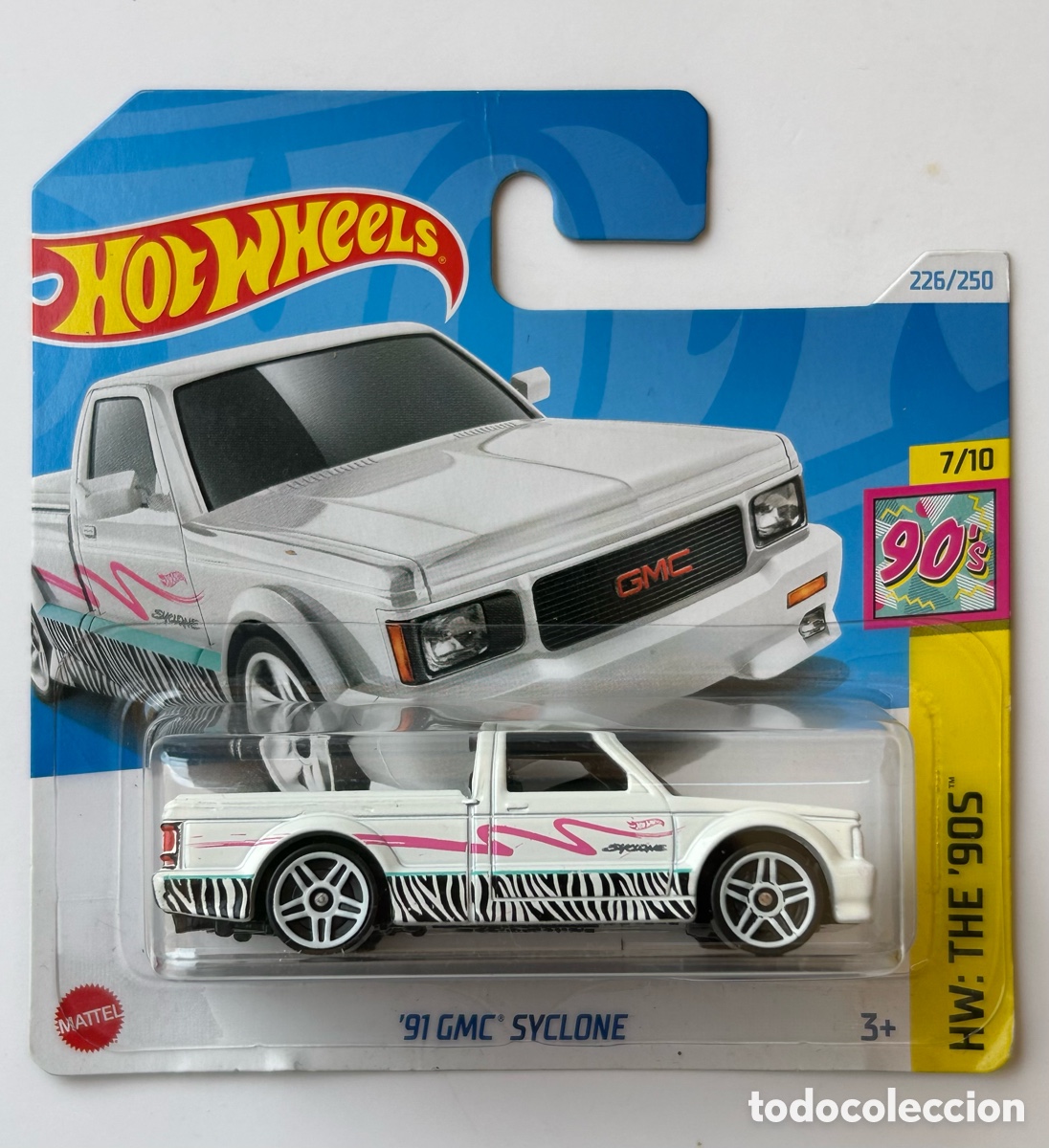 Model cars Hot Wheels: Hot wheels - '91 GMC&deg; SYCLONE