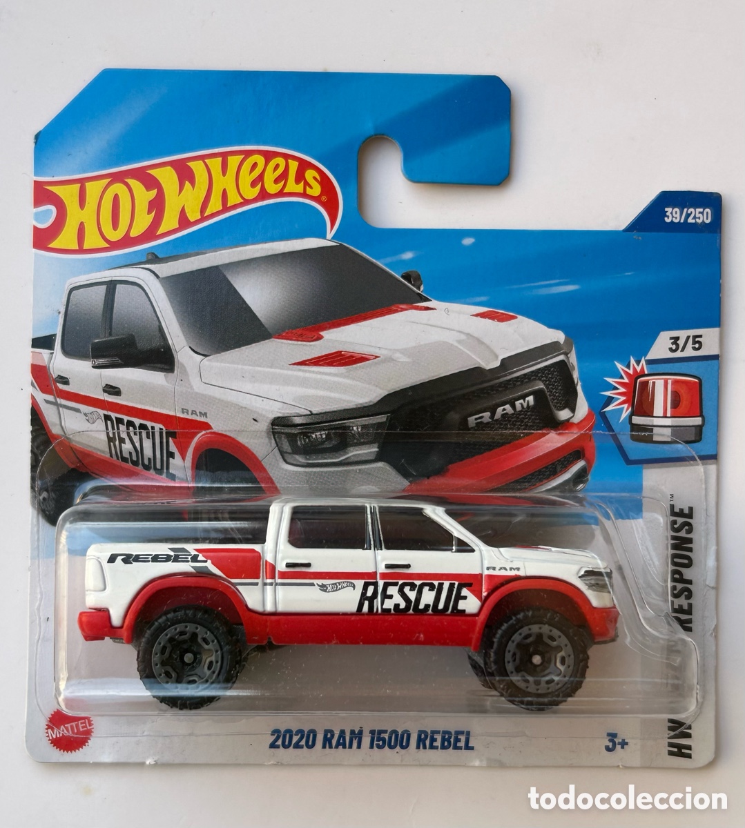 Coches a escala Hot Wheels: Hot wheels - 2020 RAM 1500 REBEL
