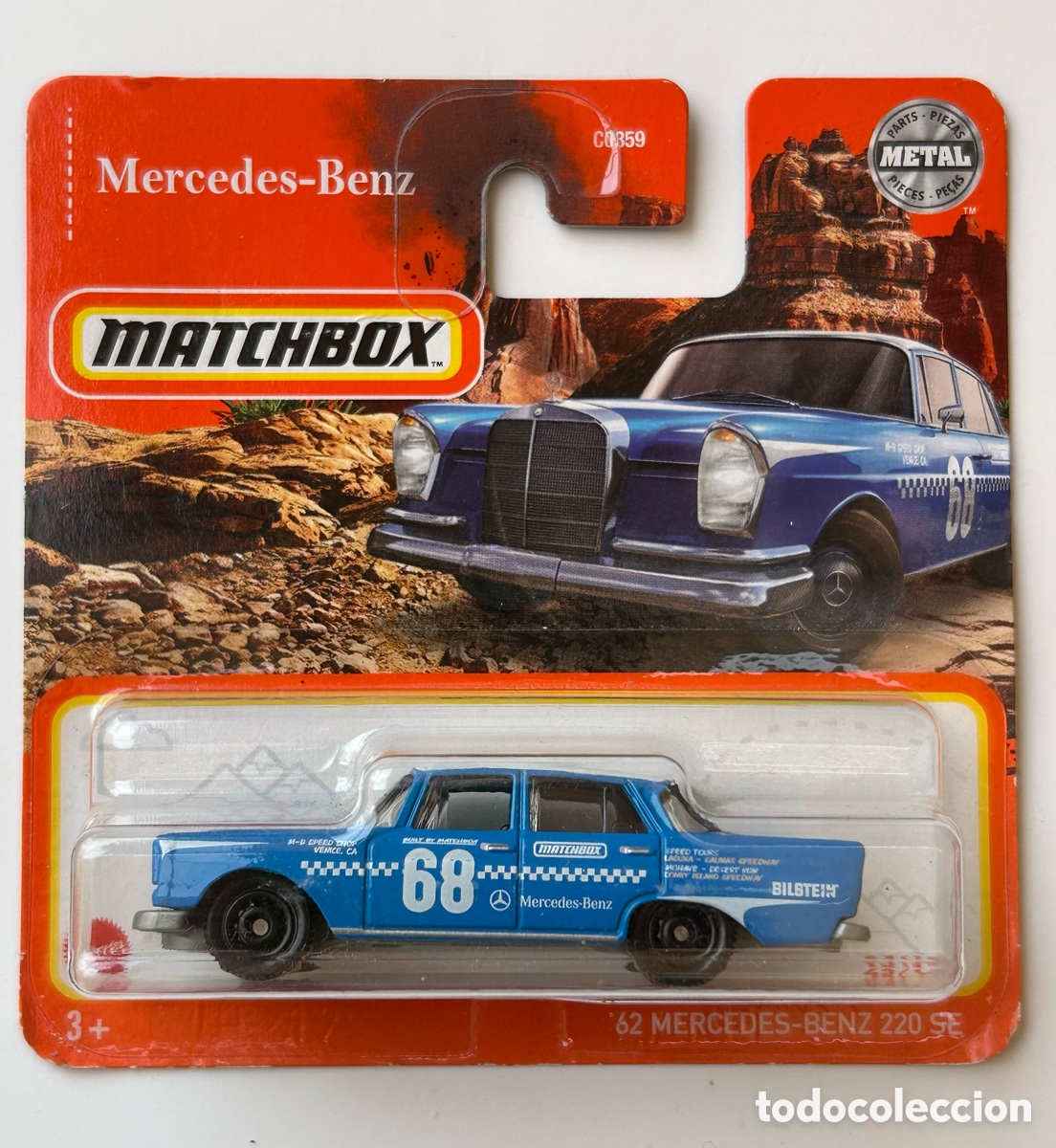 Coches a escala Hot Wheels: Matchbox - 62 MERCEDES-BENZ 220 SE