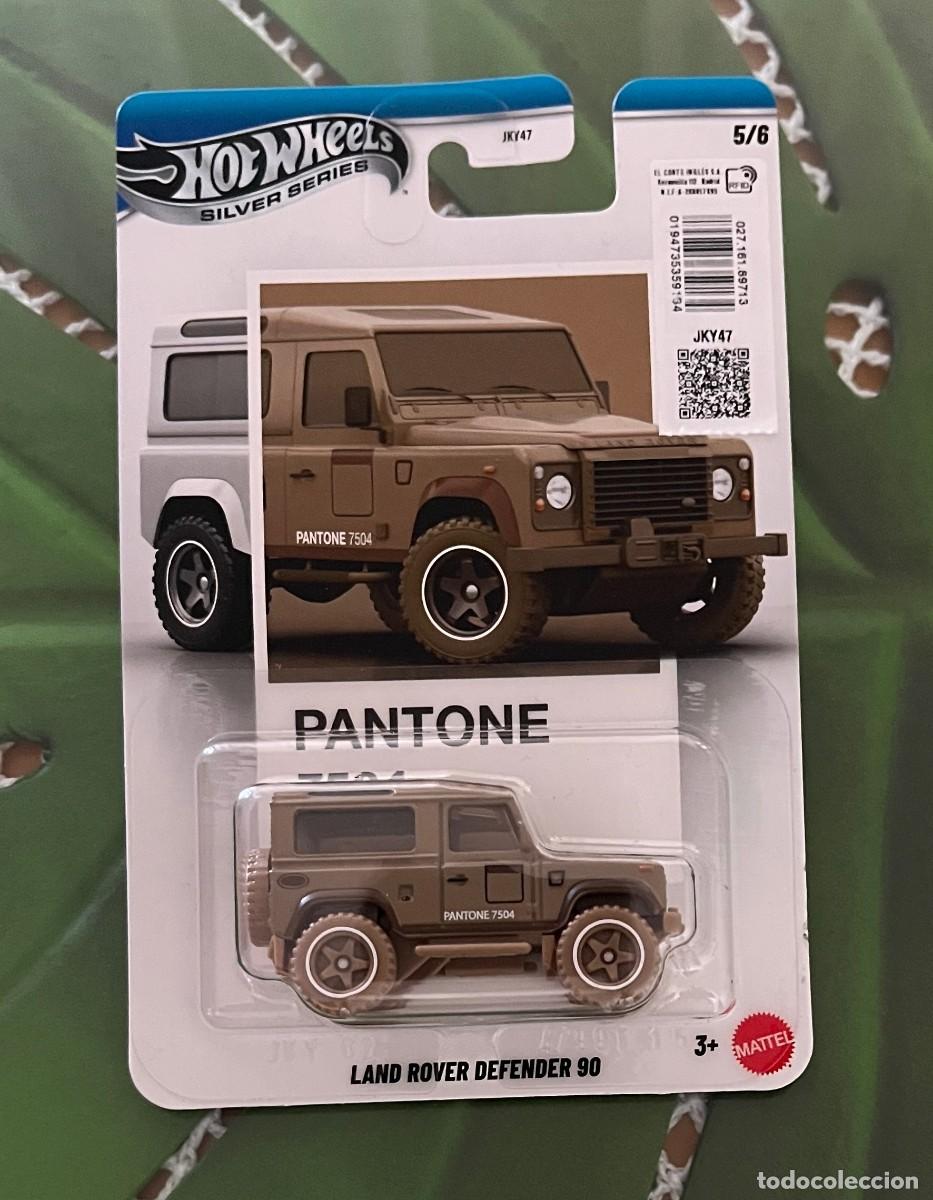 Coches a escala Hot Wheels: Land Rover Defender 90 Pantone Hot Wheels
