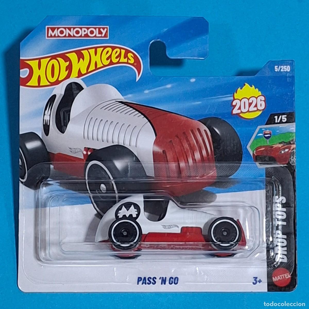 Coches a escala Hot Wheels: HOT WHEELS 2026 5/250 - PASS&acute;N GO MONOPOLY - NUEVO EN BLISTER - ESCALA 1/64