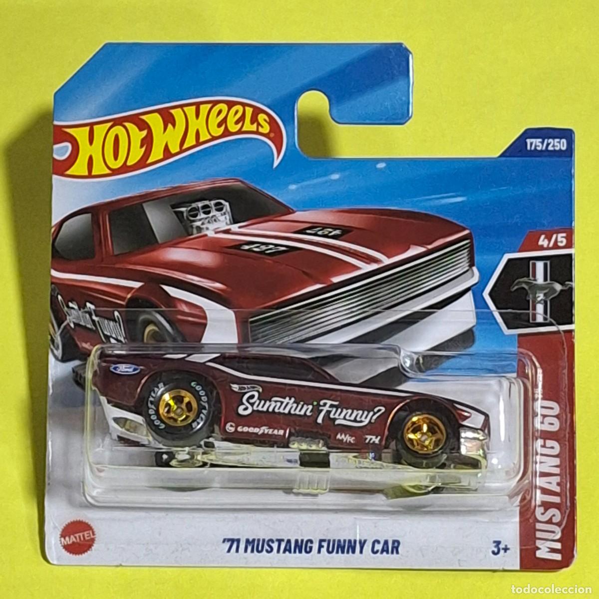Coches a escala Hot Wheels: HOT WHEELS 2025 175/250 - &acute;71 MUSTANG FUNNY CAR - SUPER TREASURE HUNT STH - ESCALA 1/64
