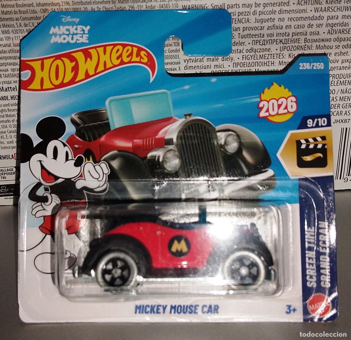 Coches a escala Hot Wheels: Mikey Mouse Car de Hot wheels 2026 New model