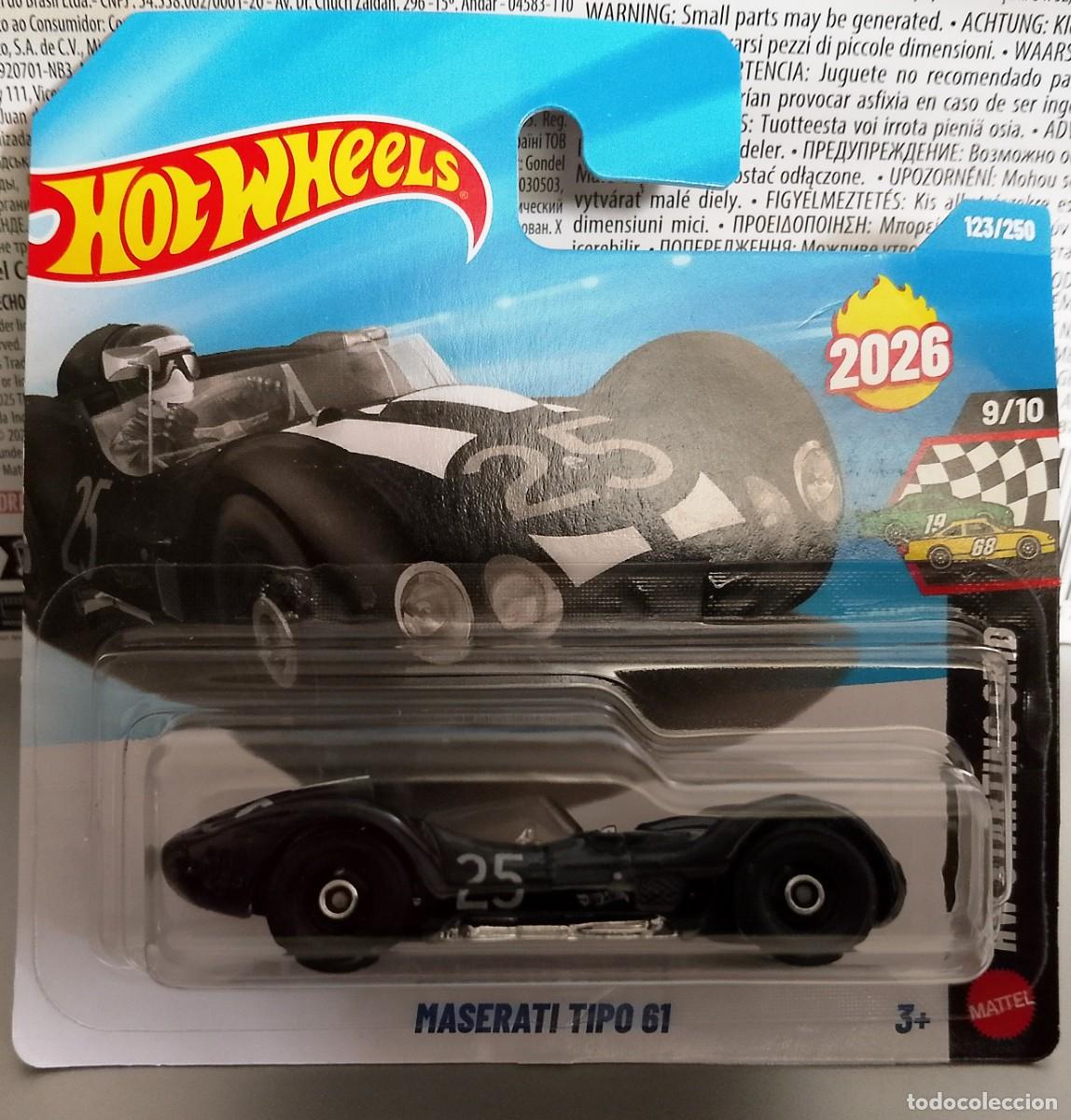 Coches a escala Hot Wheels: Maserati tipo 61 de Hot wheels second color 2026