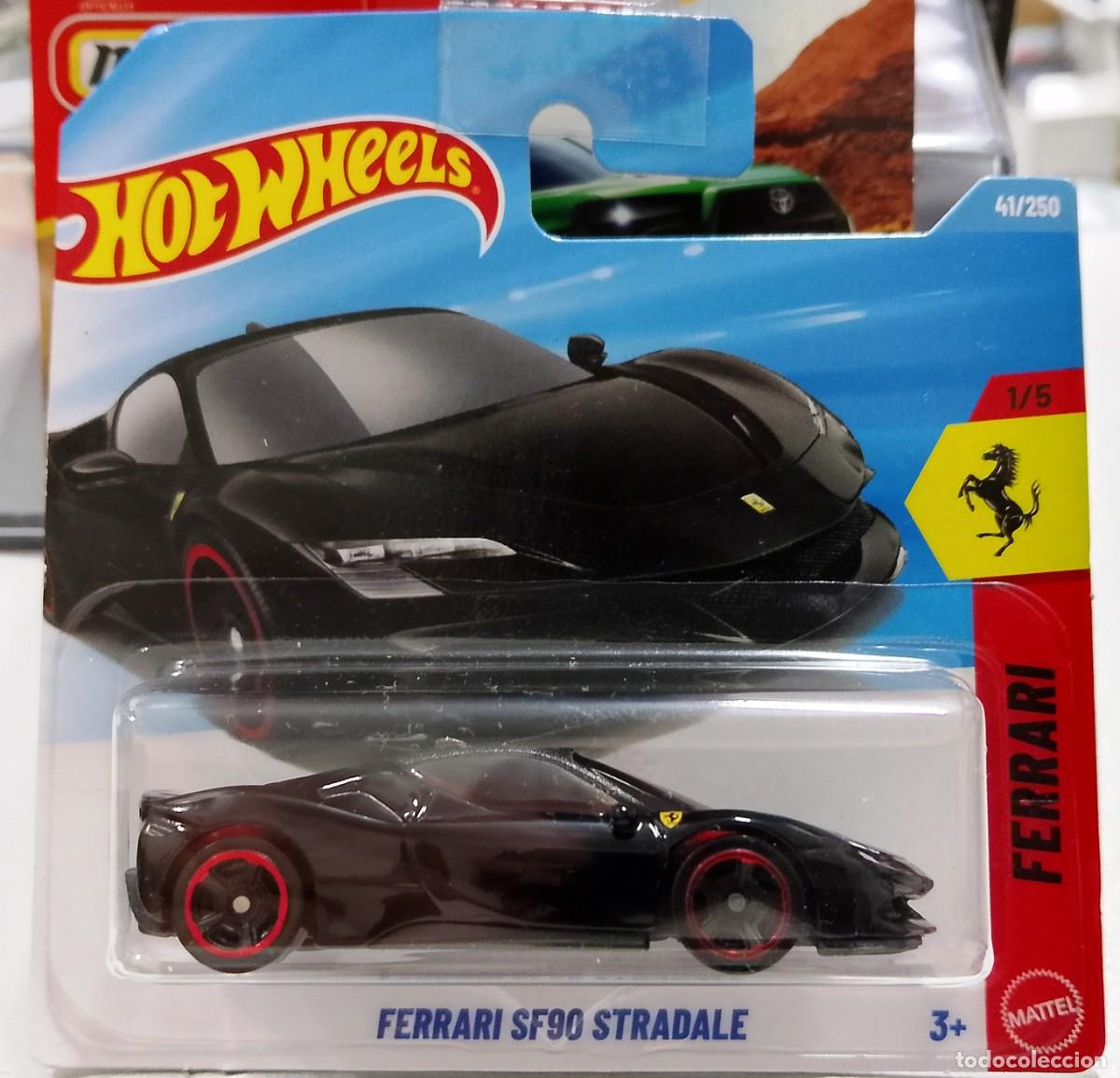 Coches a escala Hot Wheels: Ferrari SF90 Stradale de Hot wheels negro
