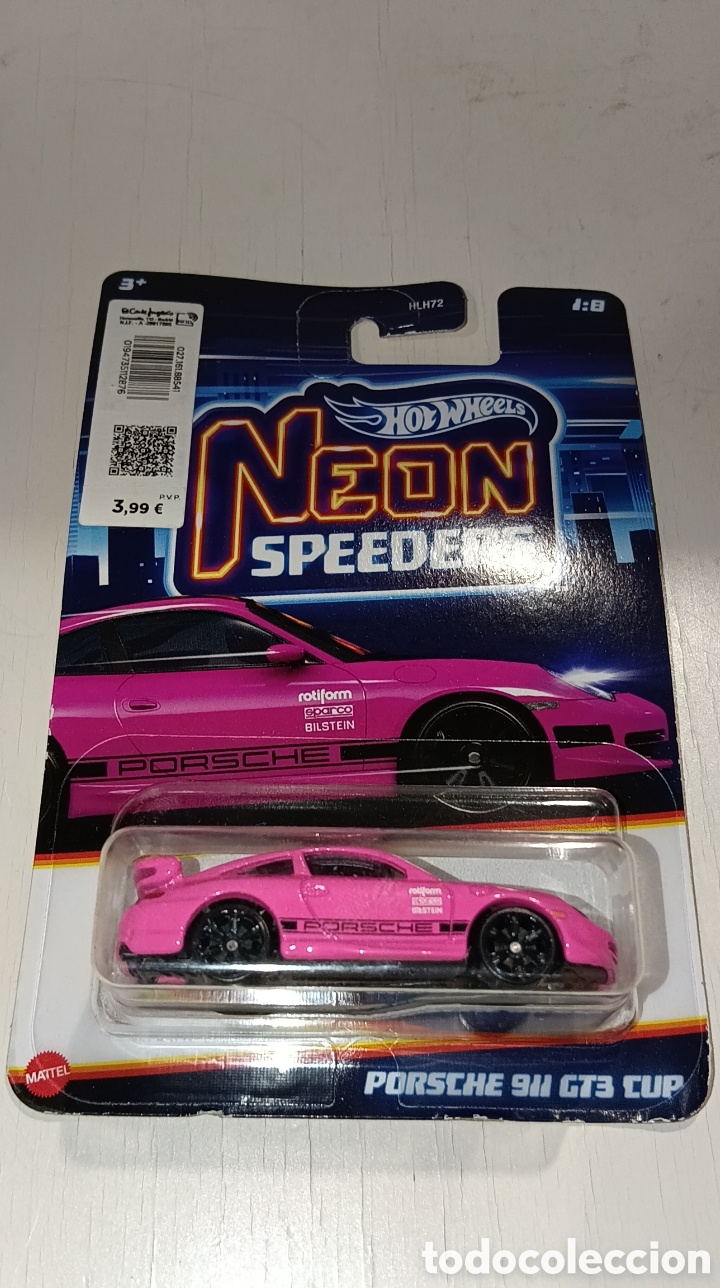 Coches a escala Hot Wheels: HOTWHEELS NEON SPEEDERS PORSCHE 911