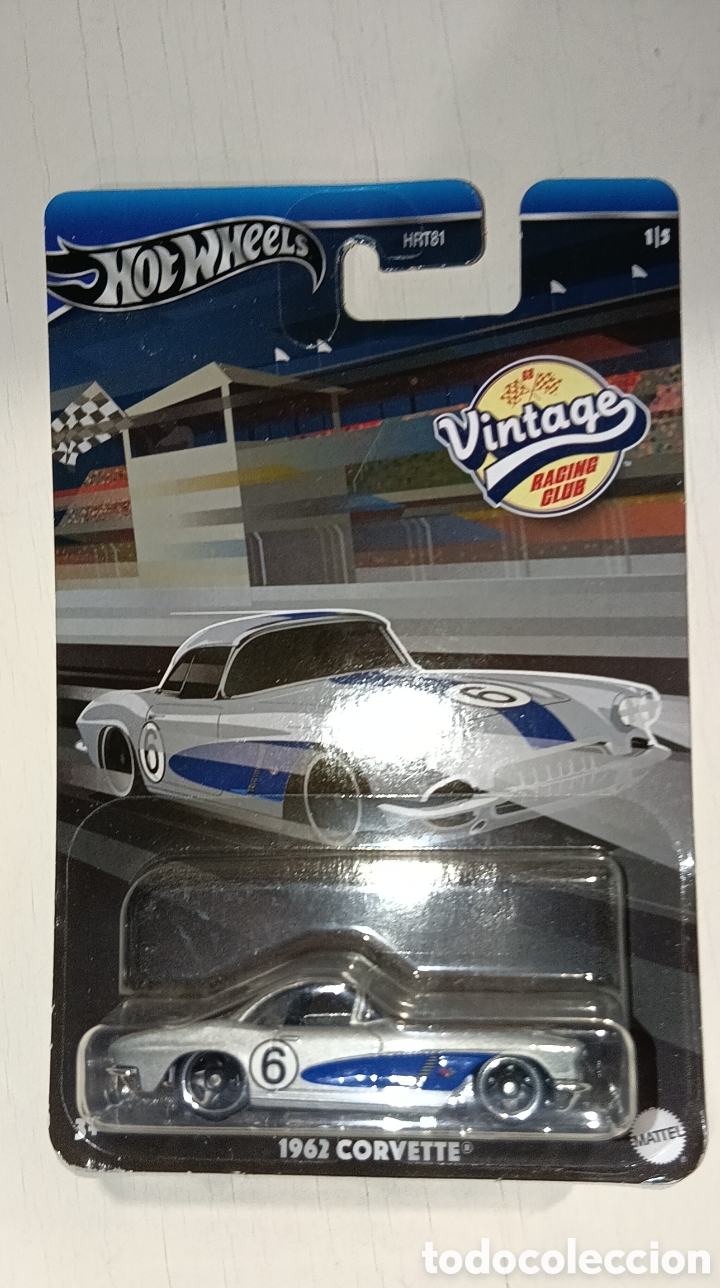 Coches a escala Hot Wheels: HOTWHEELS VINTAGE 1962 CORVETTE
