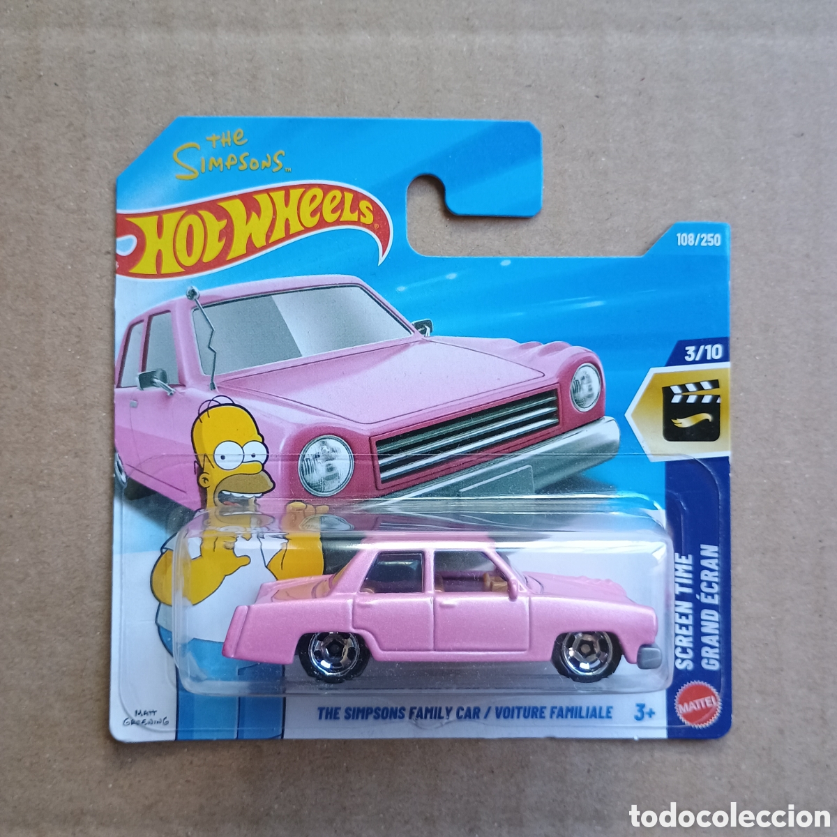 Coches a escala Hot Wheels: Hot Wheels Screen Time The Simpsons Family Car